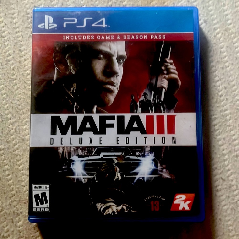Drive club and mafia 3 minimun of 25$ each